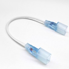  Конектор 2pin з проводом для з'єднання відрізків LED NEON 15х8мм, 17х9мм, 220V та 12V.